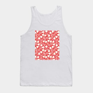 Red Naif Garden Tank Top